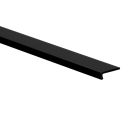 Hoeklijnprofiel 4mm zwart zelfklevend