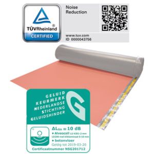 PF Subliem 10dB ondervloer voor laminaat en geschikt voor vloerverwarming